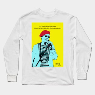 Captain Sensible Atheism Long Sleeve T-Shirt